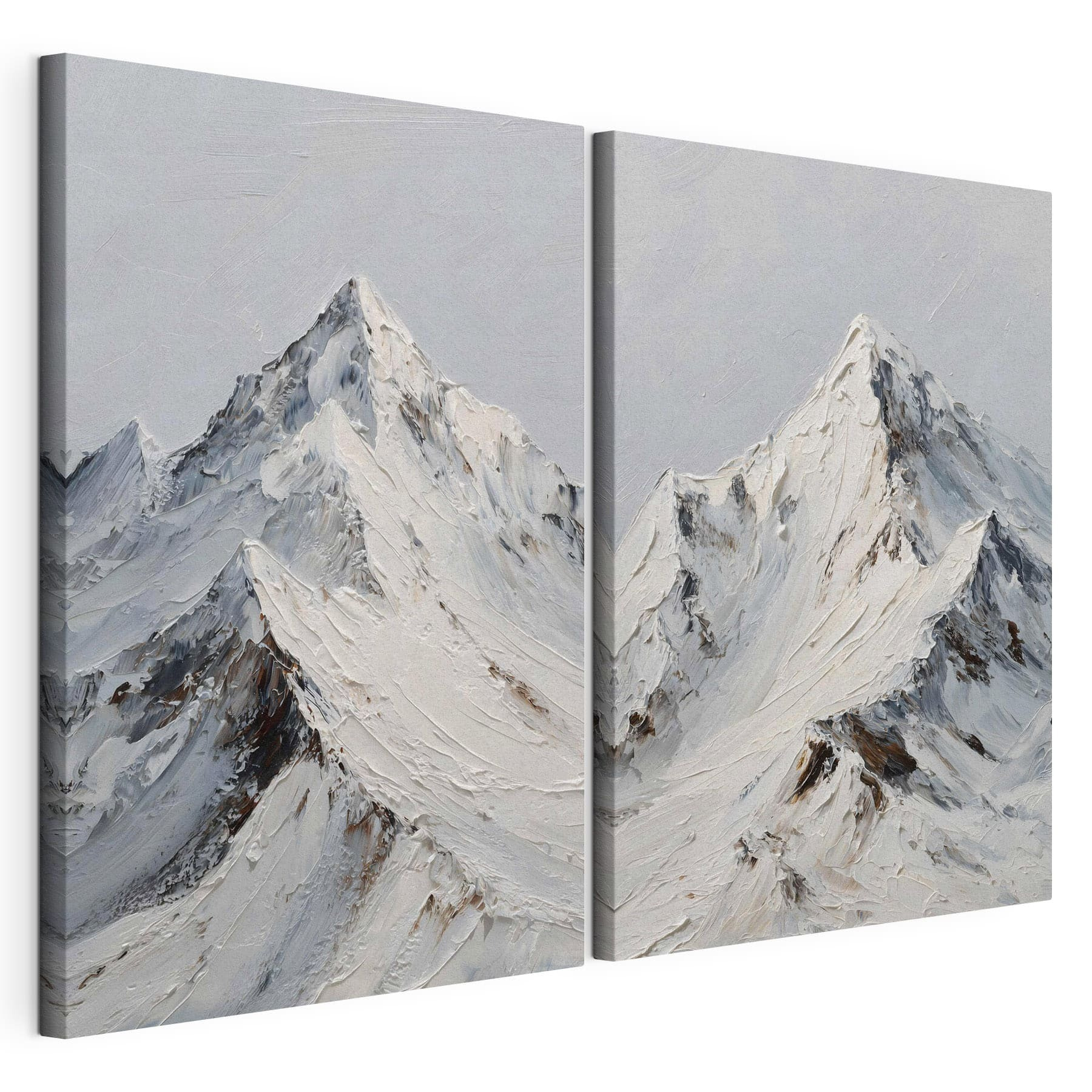 Mountain with snow on it