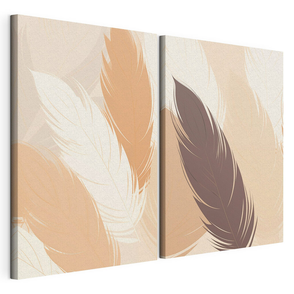 Soft hues of elegant feathers