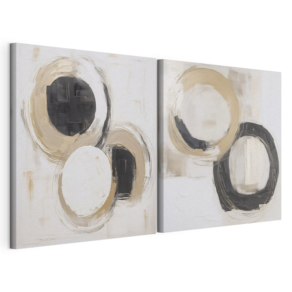 Painting of circles and circles