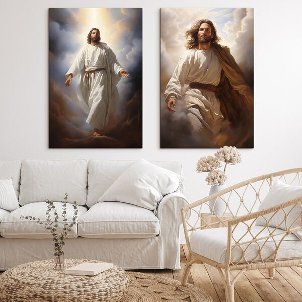 Painting of a man in white robe