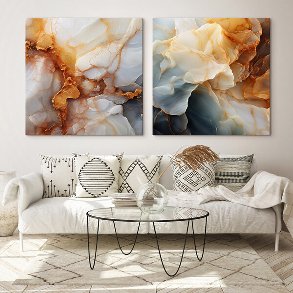 Ethereal flow of soft colors