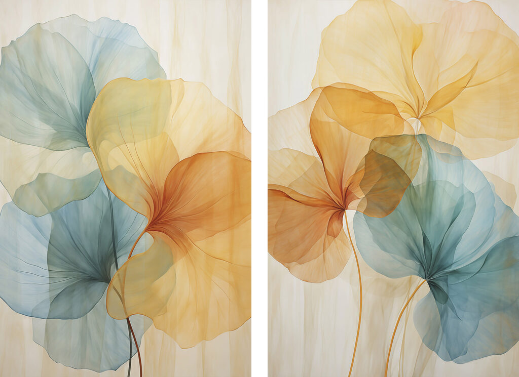 Soft hues blend in harmonious display