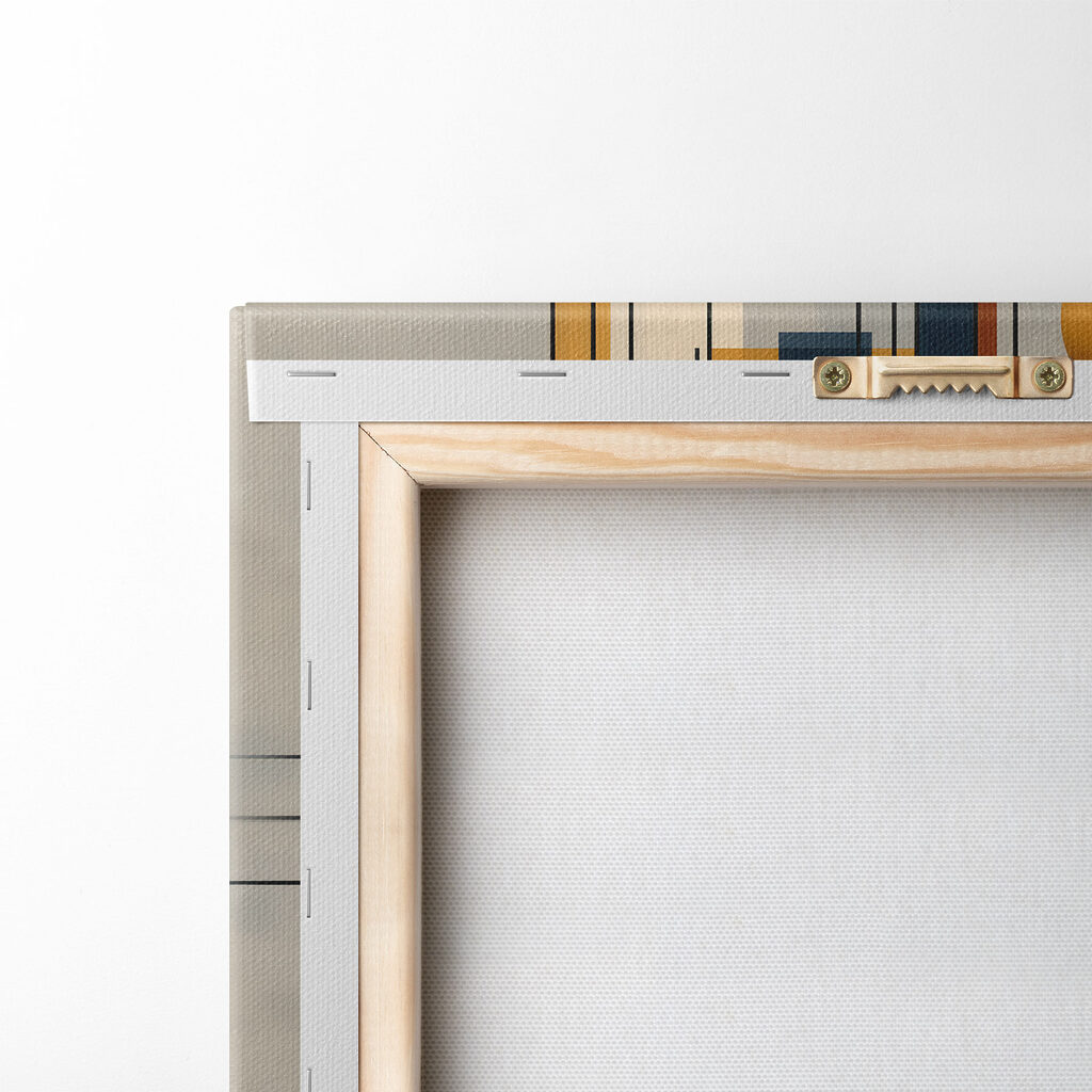 Collage of art with circles and lines