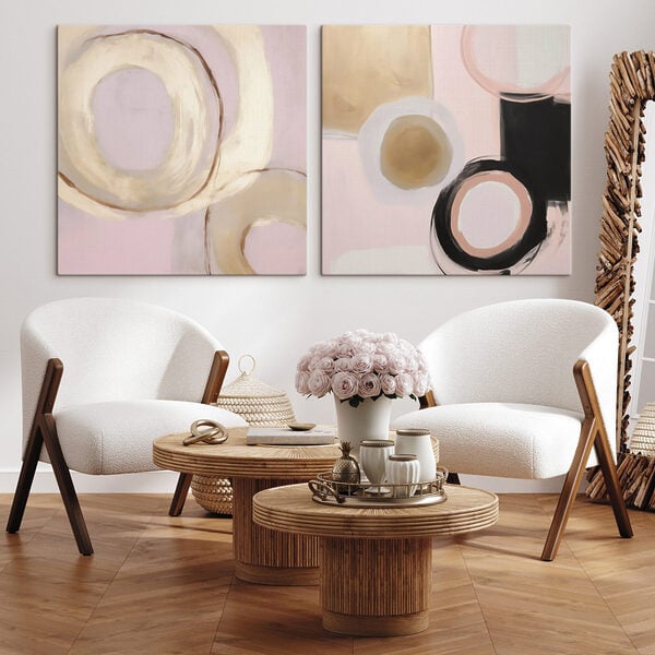 Painting of circles and circles
