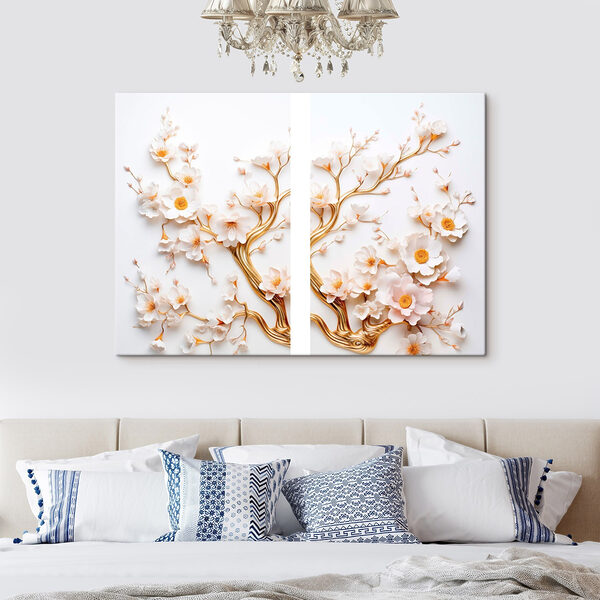 Whimsical blossoms in delicate artistry