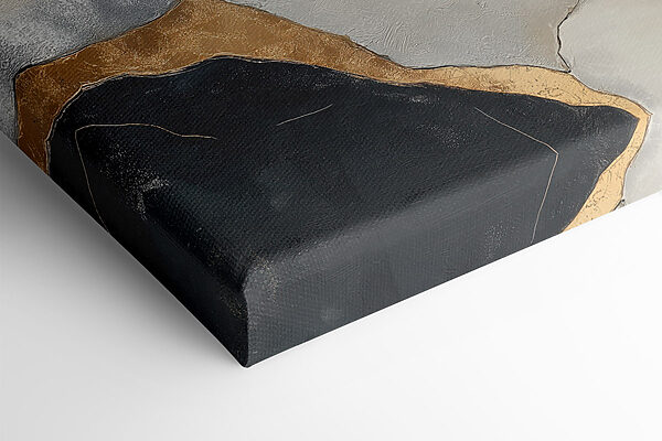 Abstract elegance in contrasting tones