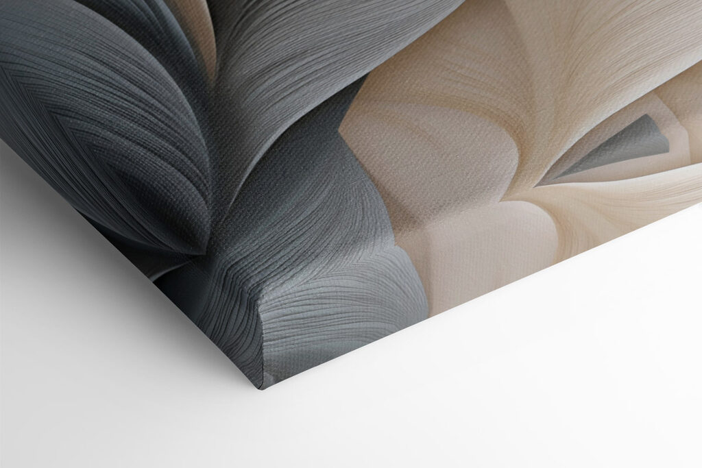 - Elegant flow of soft colors
