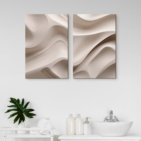 Soft curves in neutral tones
