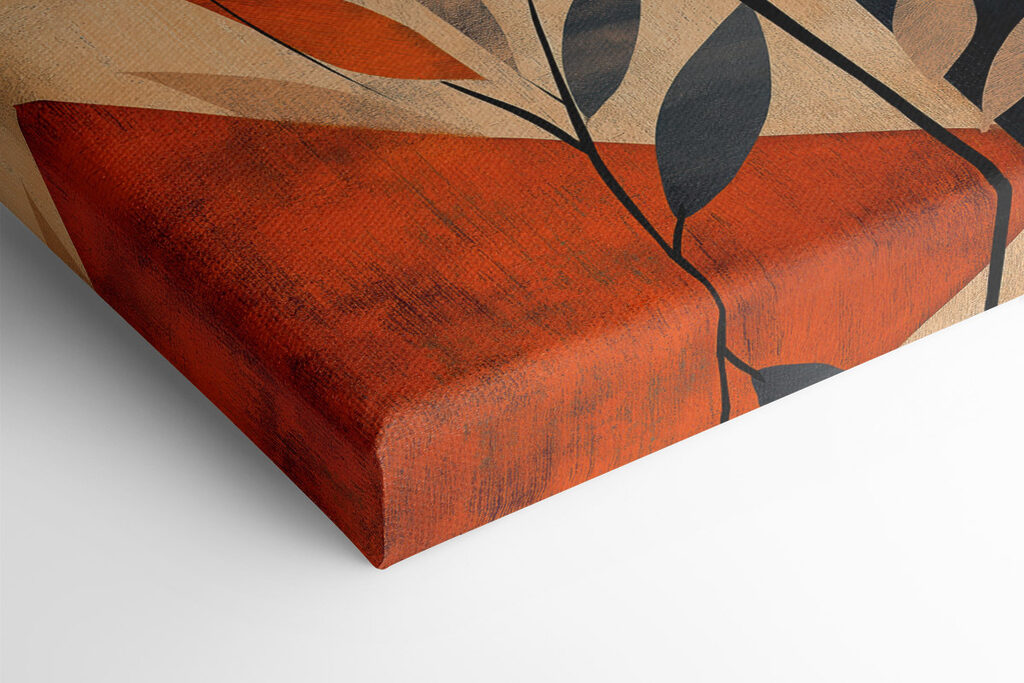 Painting of leaves and branches