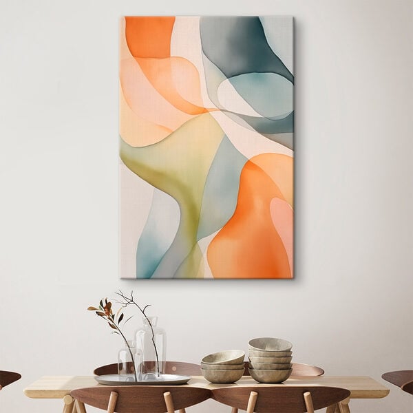 Flowing colors in gentle harmony