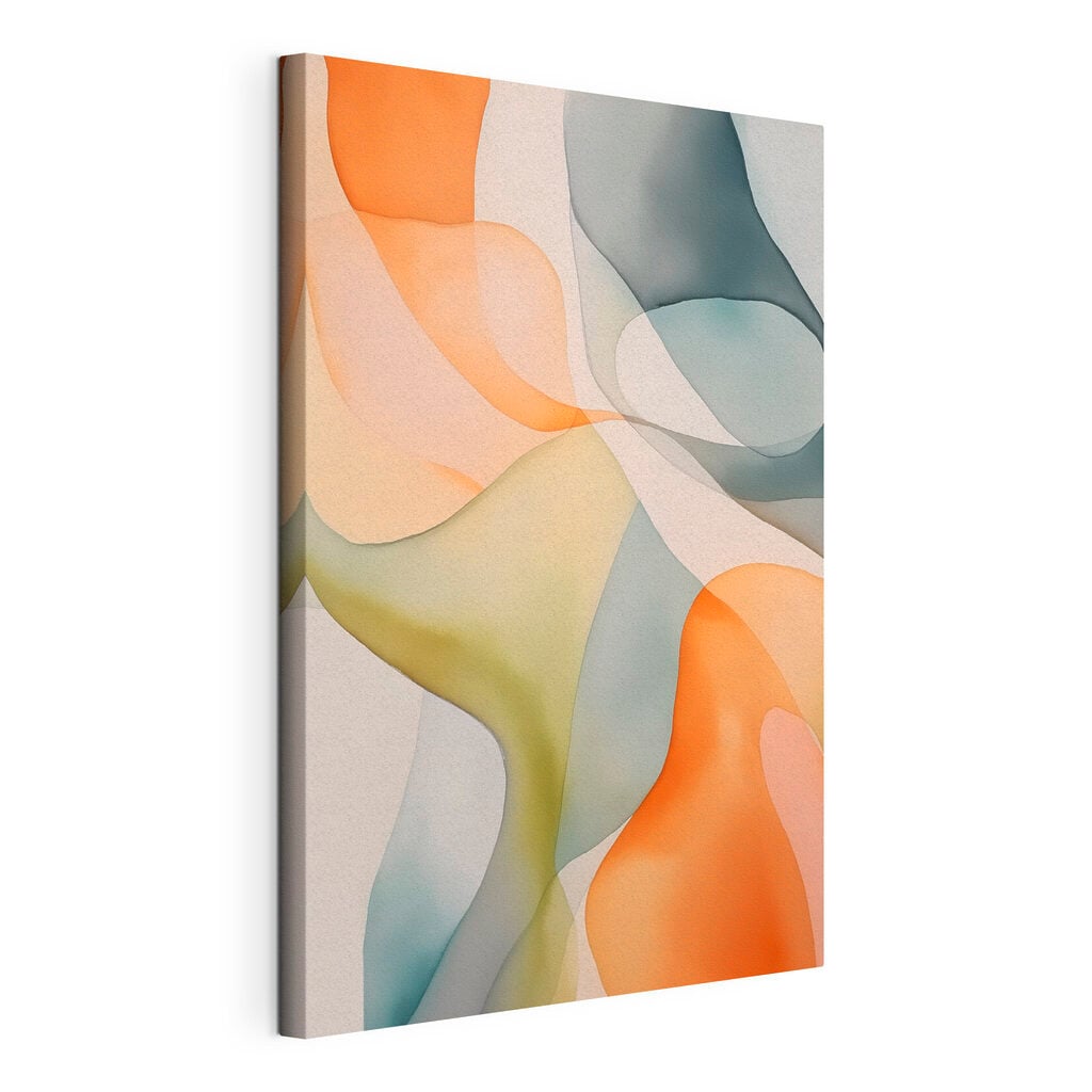 Flowing colors in gentle harmony