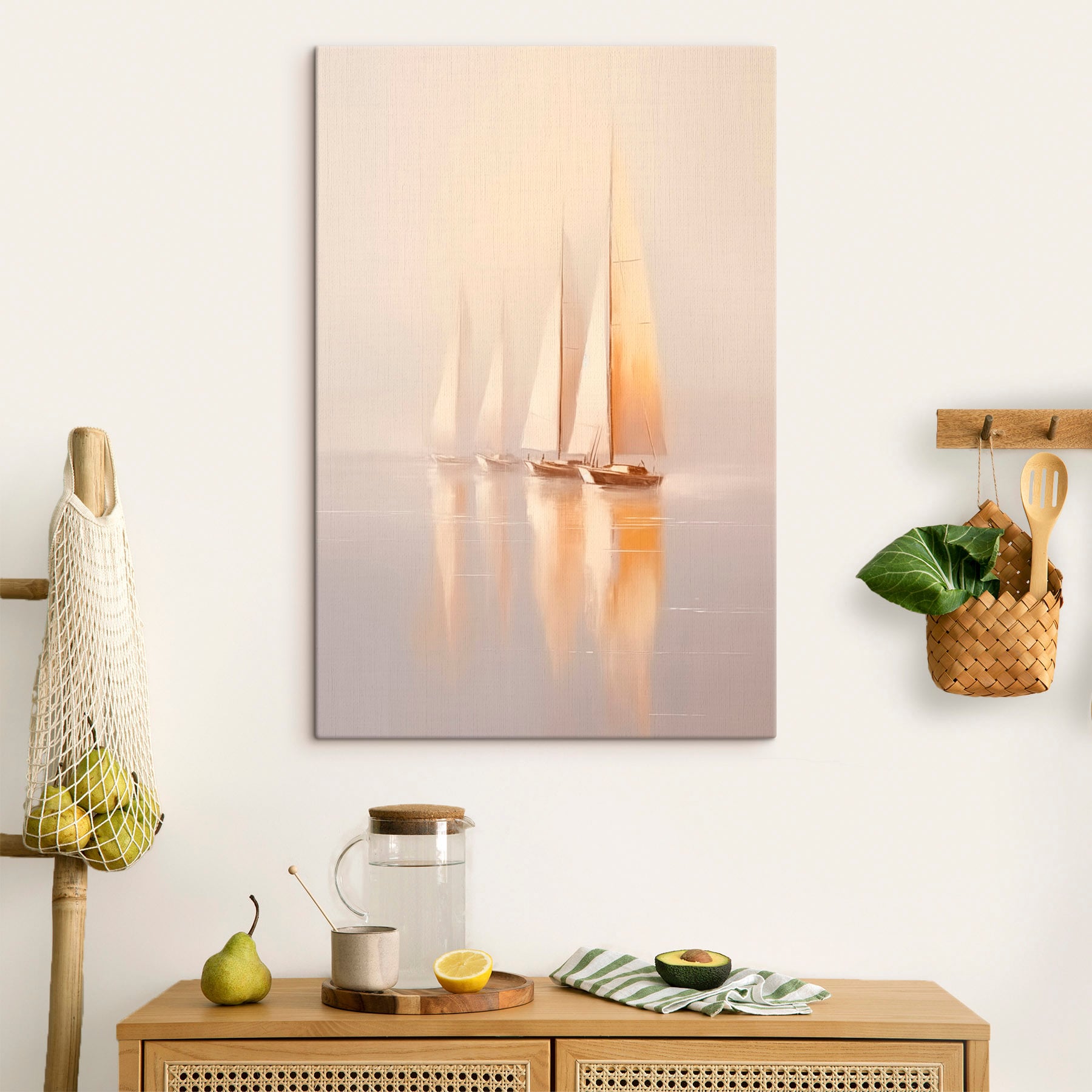 Group of sailboats on water