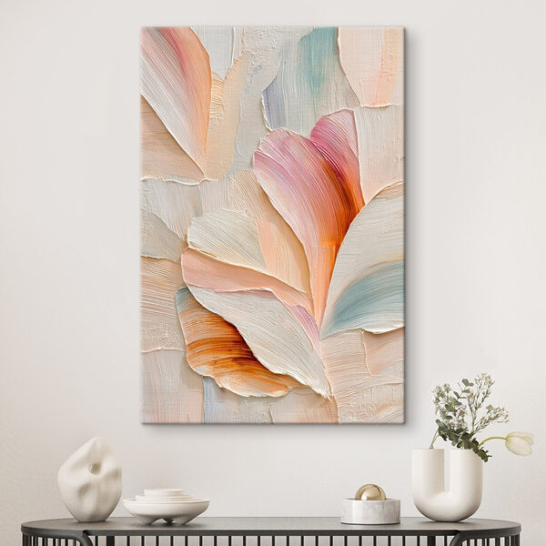 Delicate strokes in soft colors