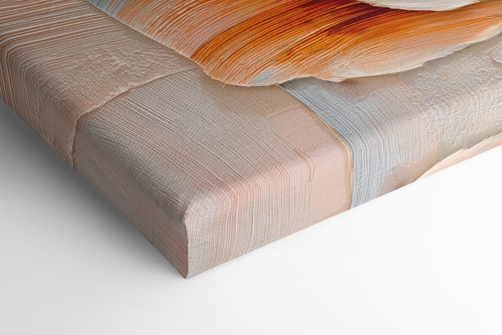 Delicate strokes in soft colors