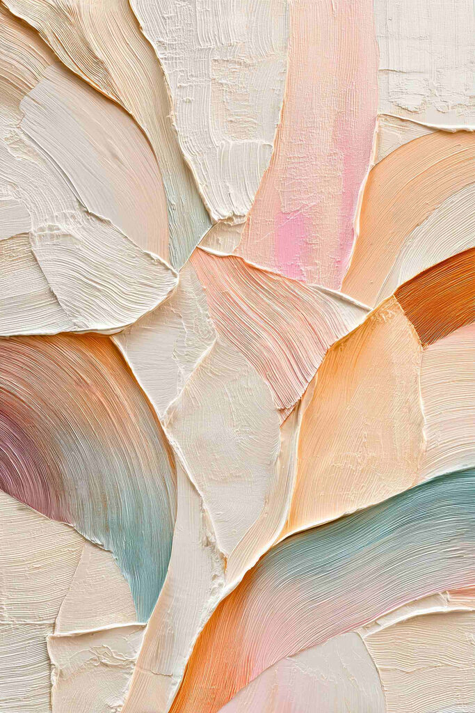 Soft hues blend into artistic flow