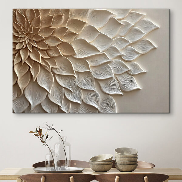 Elegant floral design in soft tones
