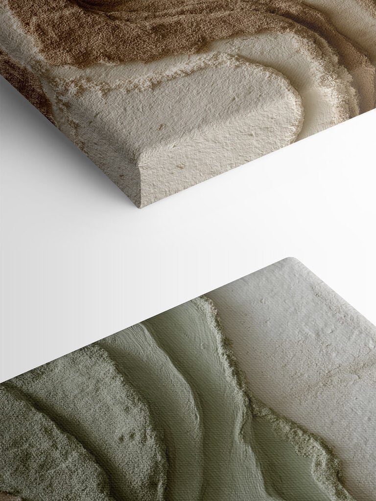 Natural textures in soft earth tones