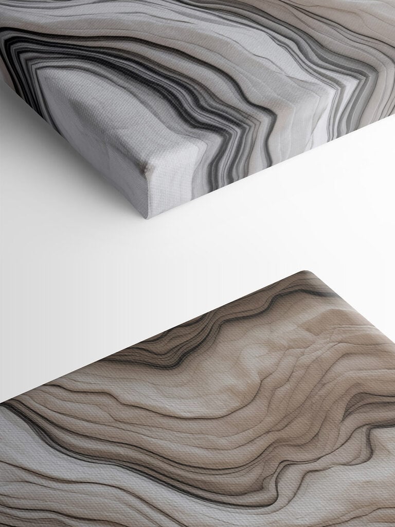 Smooth waves in neutral tones