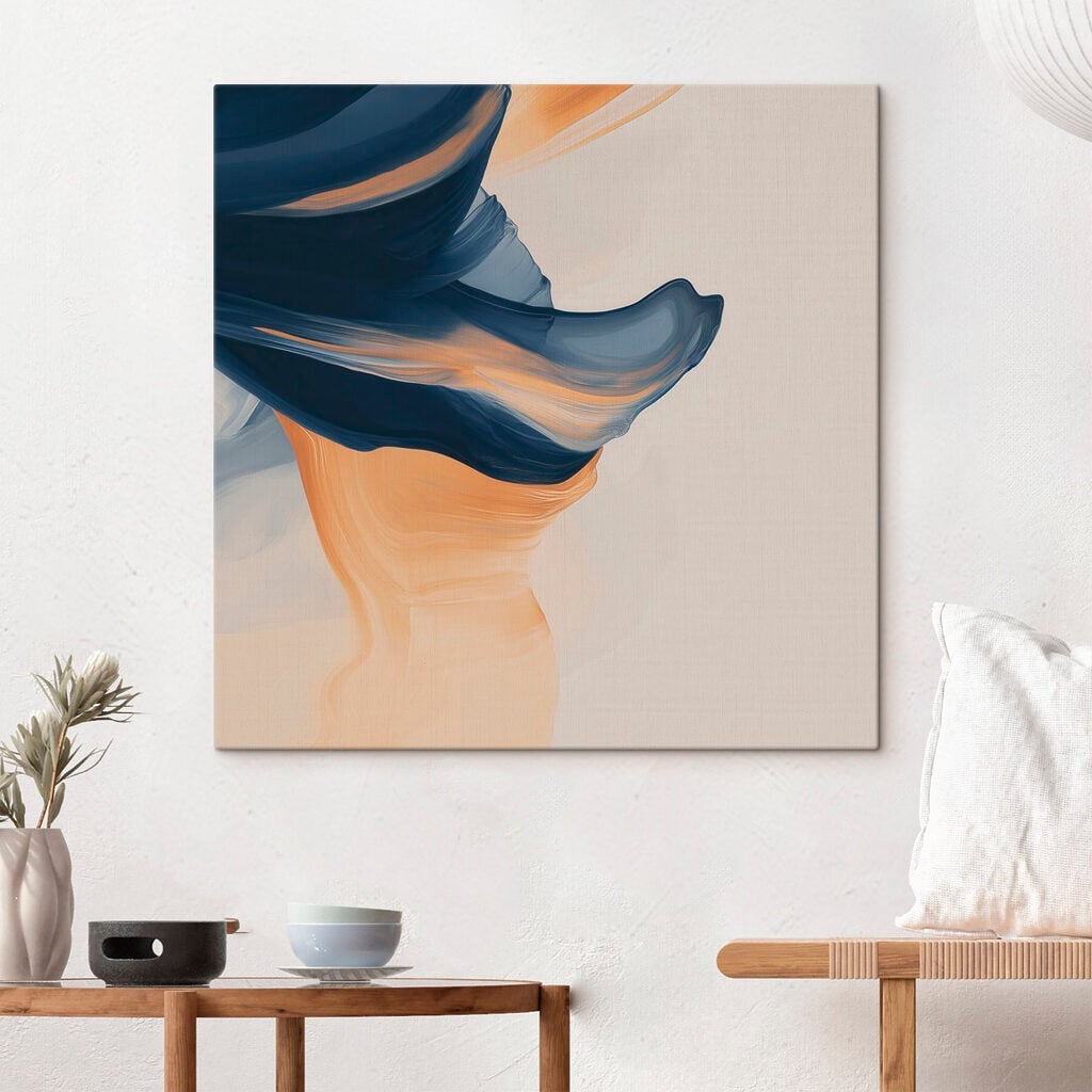 Flowing colors in soft harmony