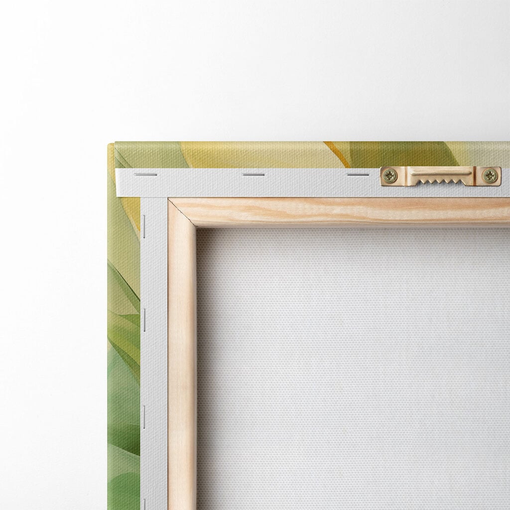 Fresh greens and soft yellows blend beautifully