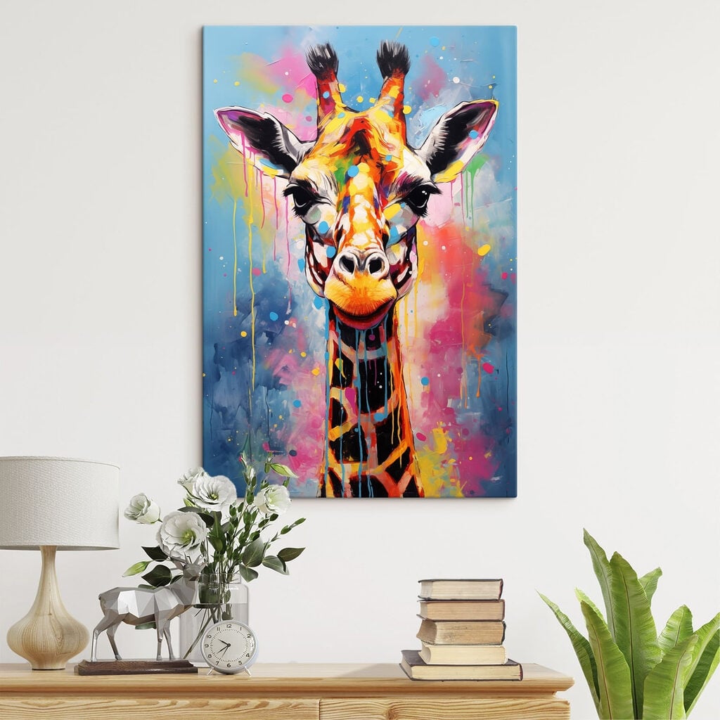 Painting of a giraffe