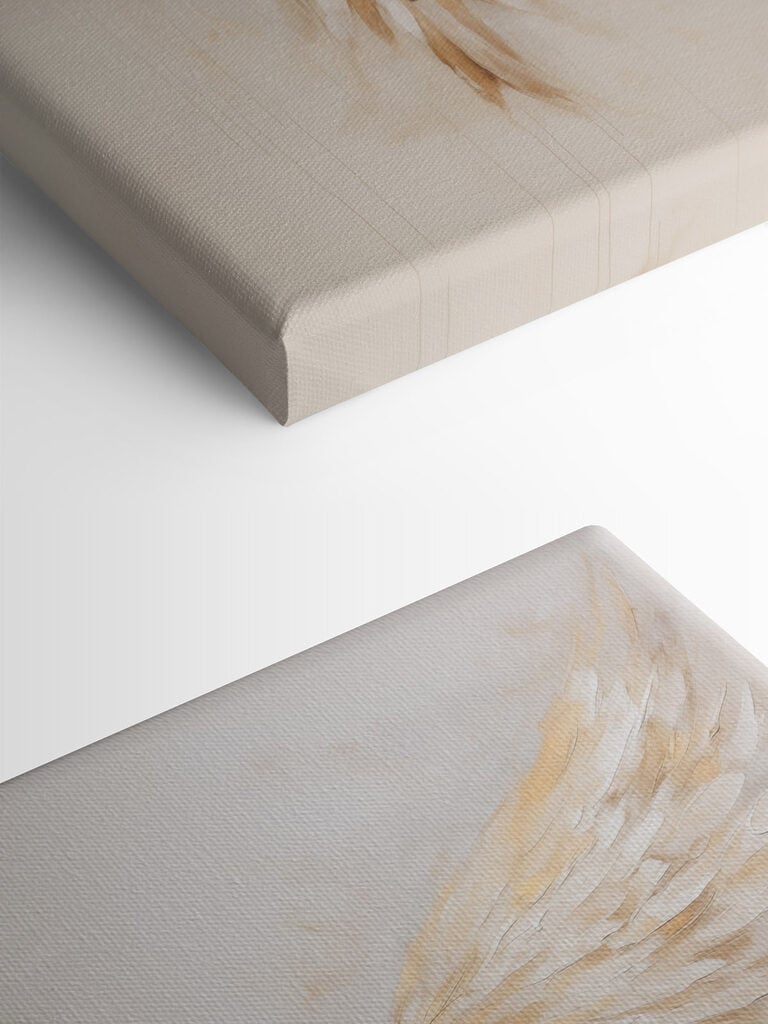 Ethereal wings in soft hues