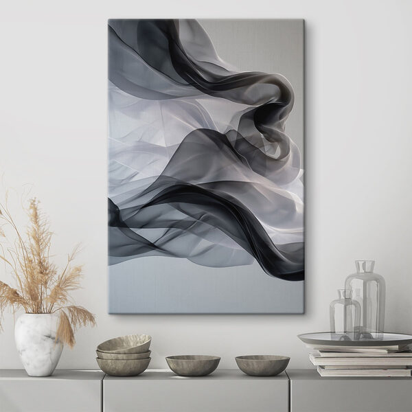 Black and white fabric