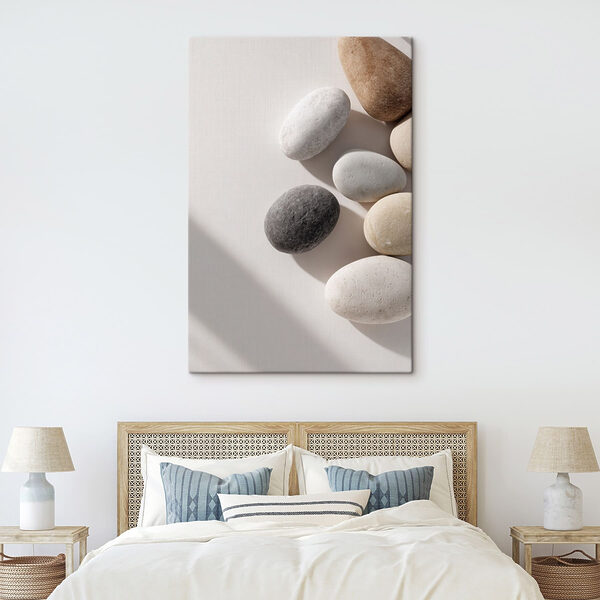 Group of oval shaped rocks