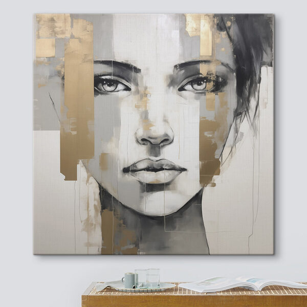 Cuadros Cuadros Cuadro que representa el rostro de una mujer (SKU: s49055)
