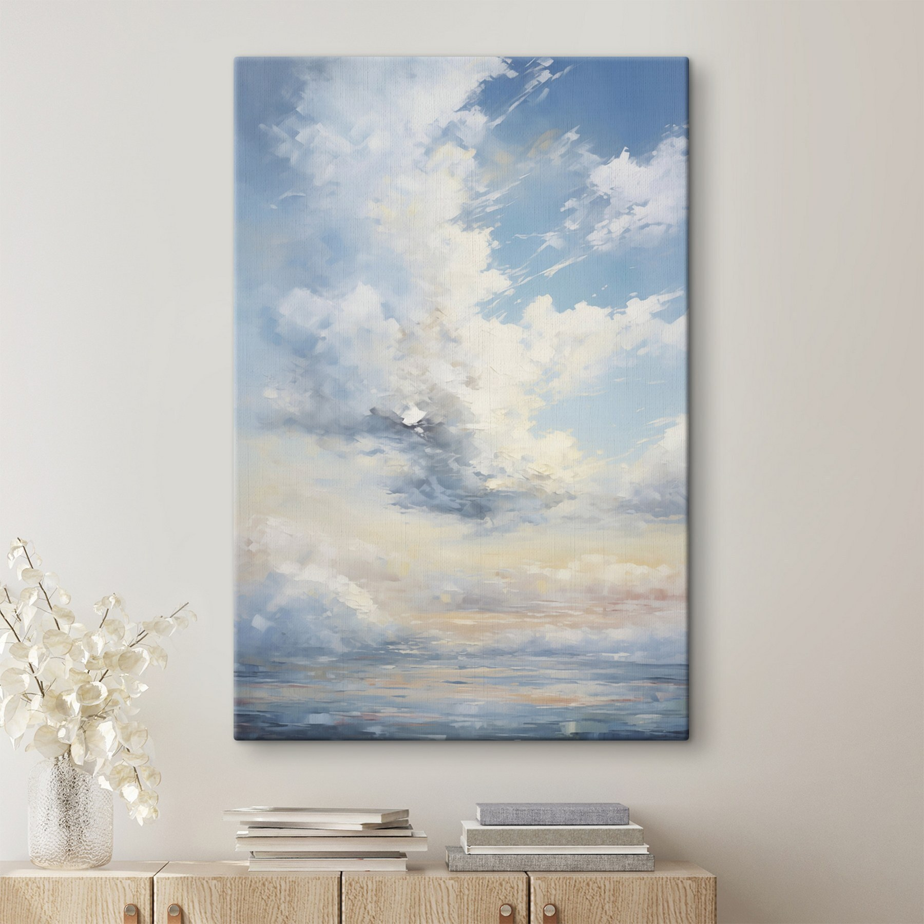 Blue sky with clouds