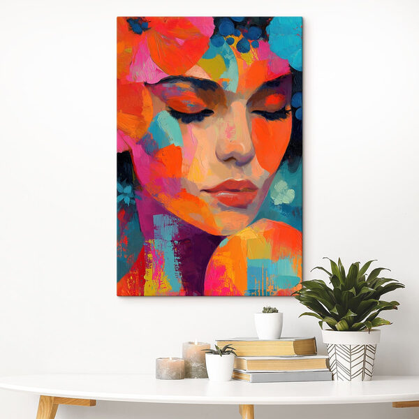 Cuadros Cuadros Cuadro que representa el rostro de una mujer (SKU: s49097)