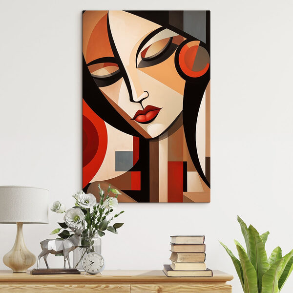 Cuadros Cuadros Cuadro que representa el rostro de una mujer (SKU: s49099)