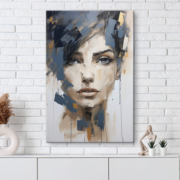 Cuadros Cuadros Cuadro que representa el rostro de una mujer (SKU: s49141)