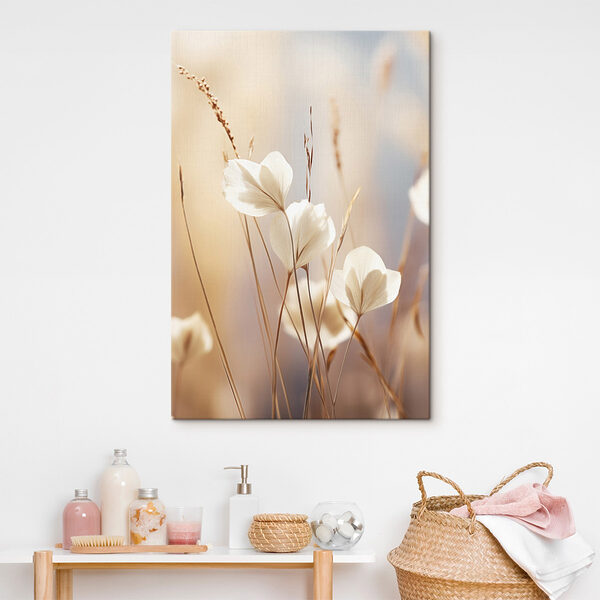 Cuadros Cuadros Flores blancas en una planta (SKU: s49174)