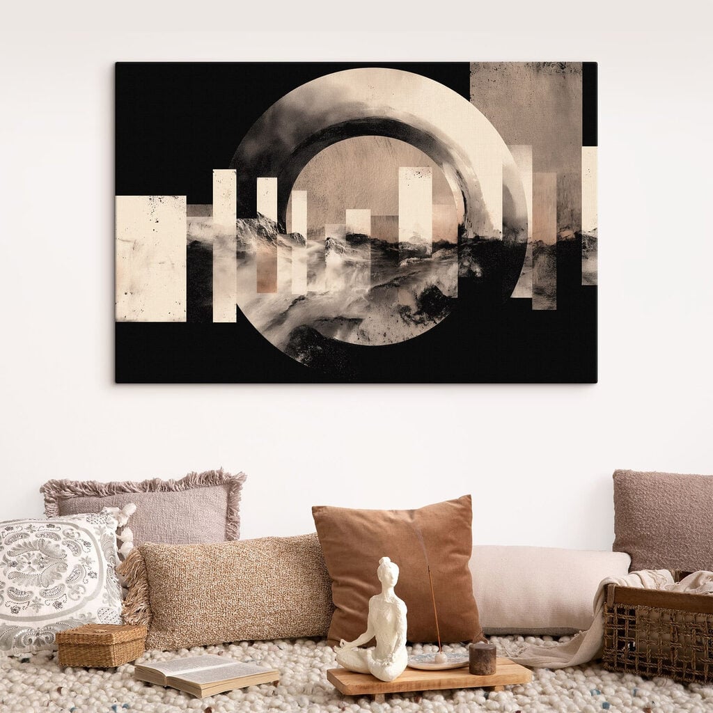 Graphic design of a landscape