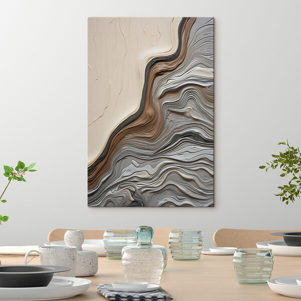 Cuadros Cuadros Motivos abstractos en tonos suaves (SKU: s49570)