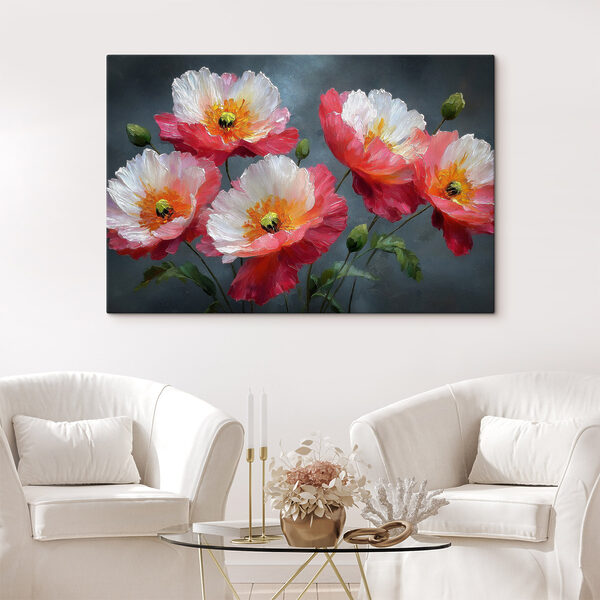 Cuadros Cuadros Ramo de flores con hojas (SKU: s49640)