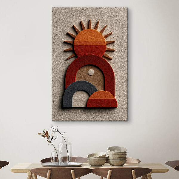 Cuadros Cuadros El sol y un arcoíris (SKU: s49645)