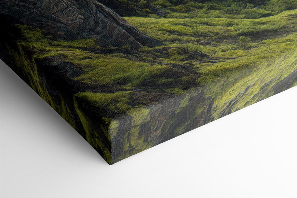 River running through a valley
