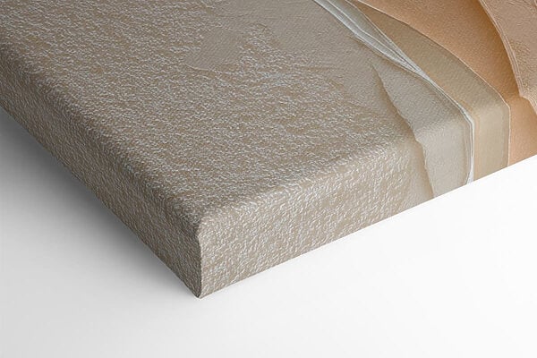 Fluid shapes in earthy tones