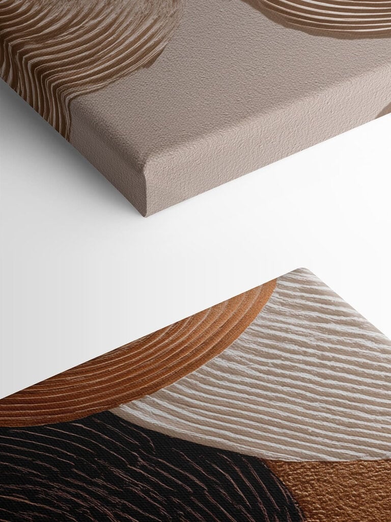 Flowing patterns in earthy tones