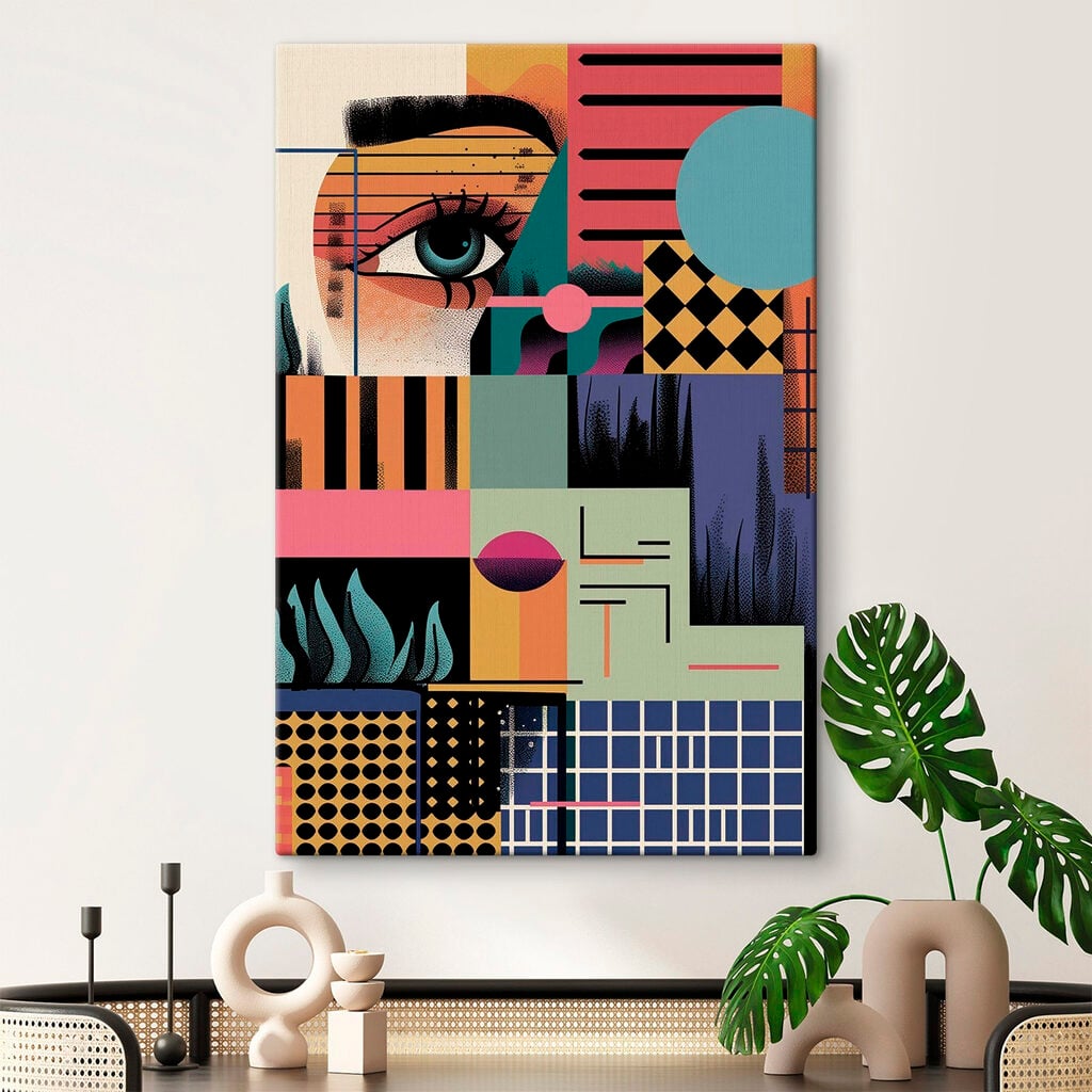 Colorful art piece of artwork