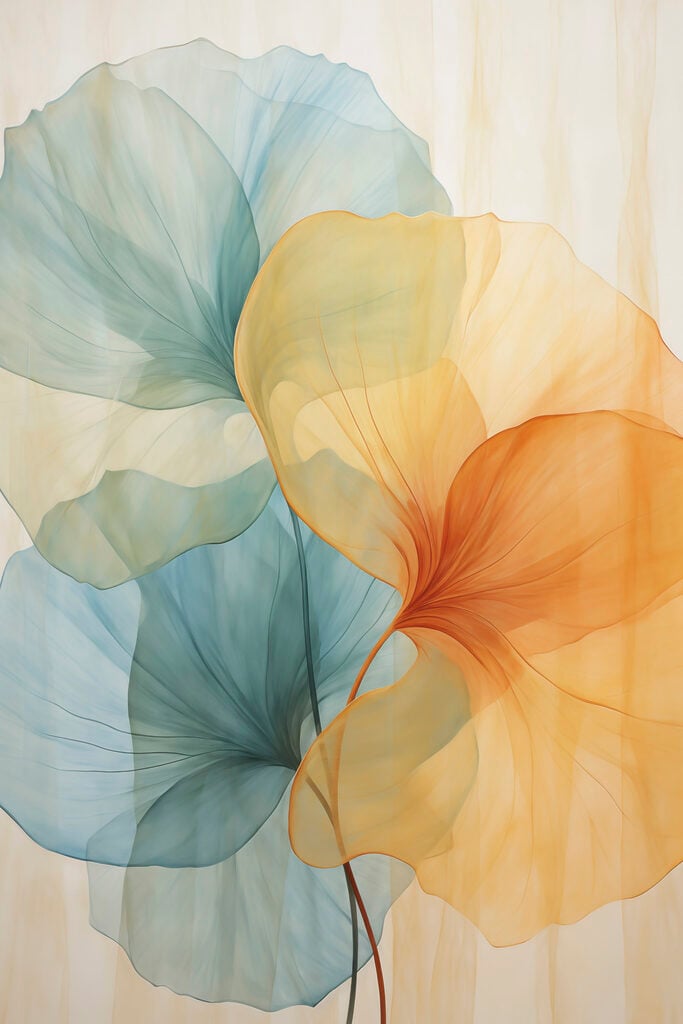 Soft hues of flowery elegance