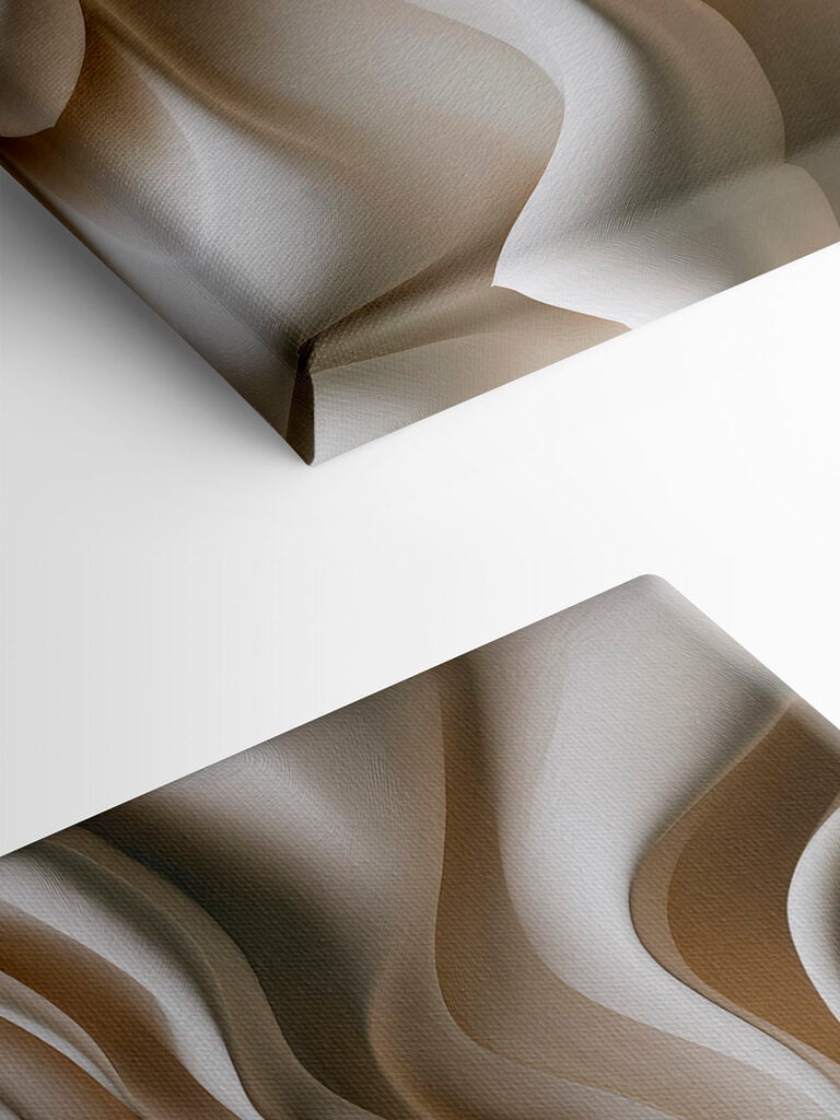 White swirly pattern