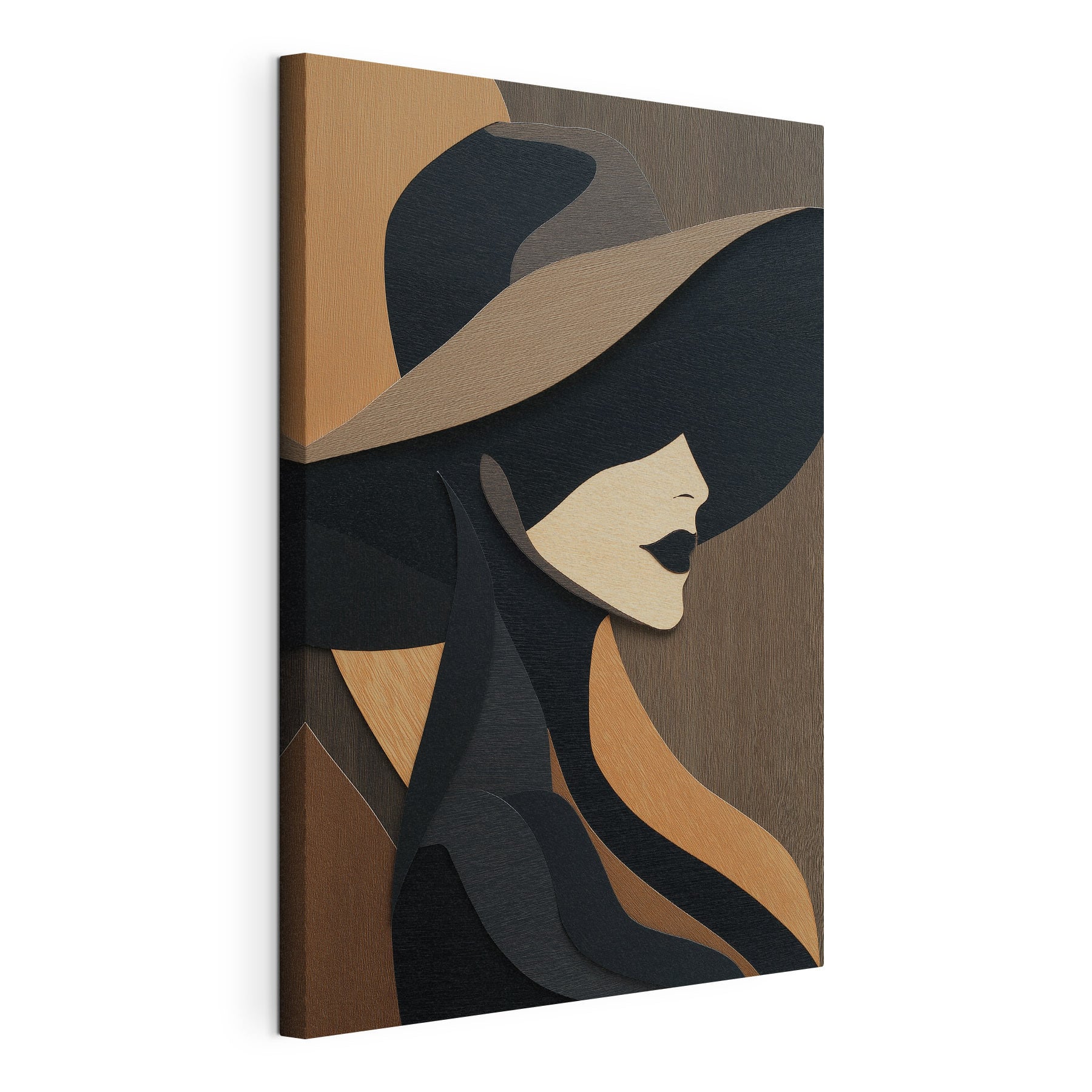 Cuadros Mujer con sombrero (SKU: s49824) Cuadros Cuadros Mujer con sombrero (SKU: s49824)